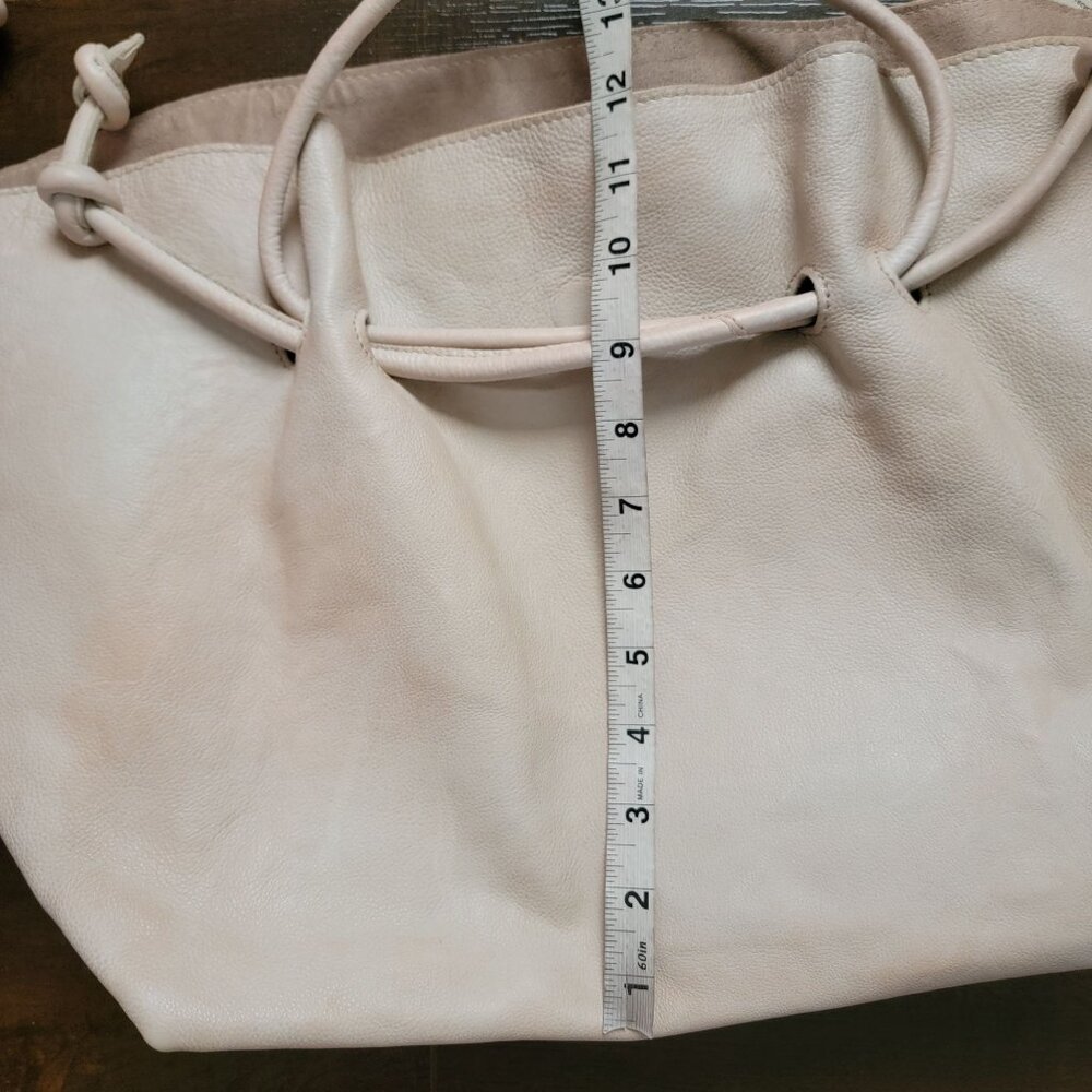 Free People Head Over Heels Tote Abalone Bone Boho Chic Convertible Leather - Picture 8 of 9